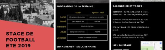 RESULTATS FC VILLENEUVE WEEKEND DES 18 ET 19 MAI 2019